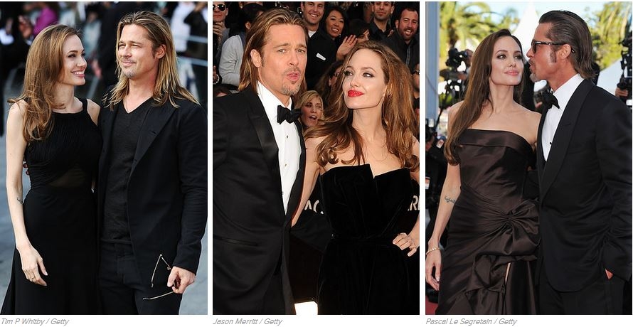 
	
	Angelina Jolie sẽ luôn dành cho Brad Pitt ánh mắt tự hào khi cả hai cùng xuất hiện trên thảm đỏ.